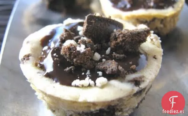 Tazas Finas de Tarta de Queso con Galletas de Menta para Girl Scout