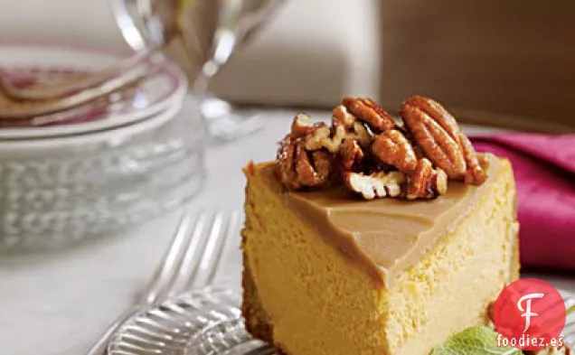 Tarta de Queso de Calabaza y Nuez