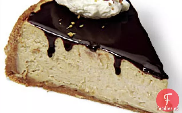 Tarta de Queso con Banana Dividida