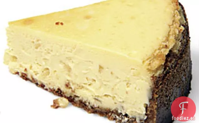 Tarta de queso con triple jengibre