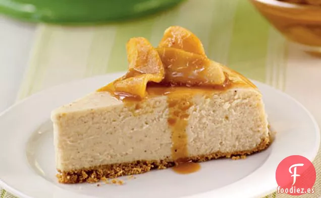 Tarta de Queso de Manzana y Caramelo