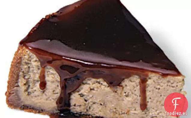 Tarta de Queso de Plátano con Especias Caramelizada