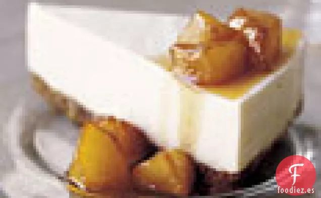Tarta de Queso Mascarpone con Compota de Membrillo
