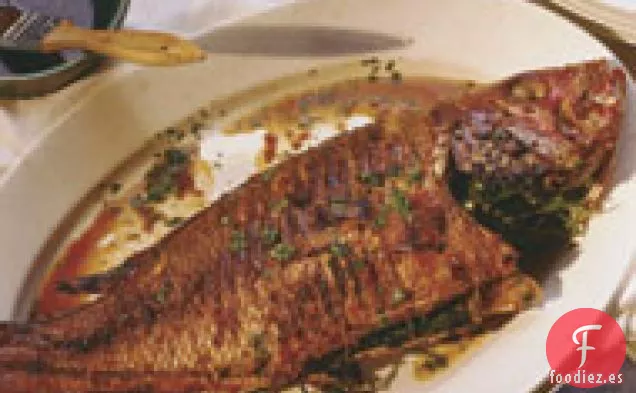 Pargo Glaseado con Soja
