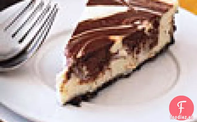 Tarta de Queso de Mármol con Chocolate