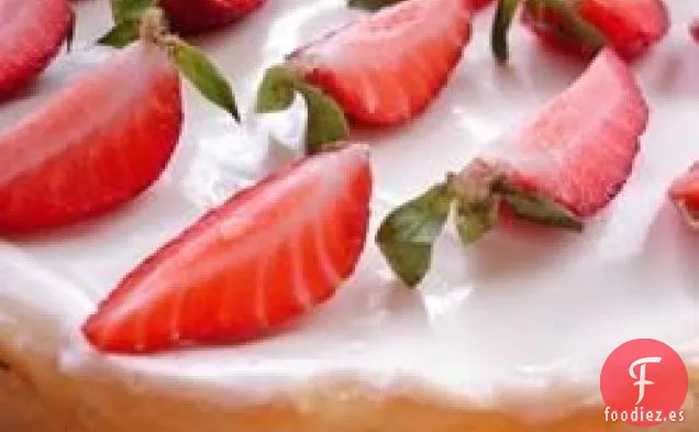 Tarta de Queso de Ruibarbo