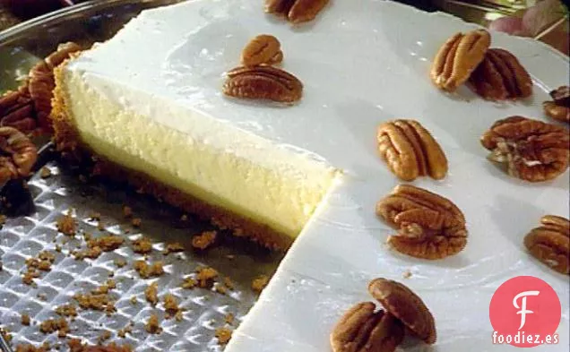 Tarta de Queso con Salsa de Praliné