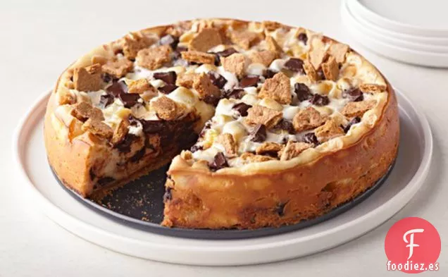 Tarta de queso de S'mores