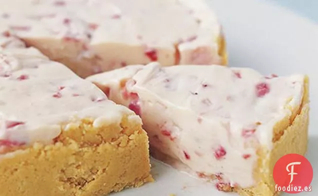 Tarta de Queso de Fresa y Chocolate Blanco