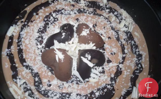 Tarta de queso sin hornear Galaxy