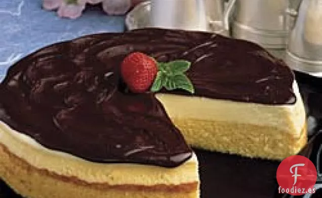 Tarta de Queso con Crema de Boston