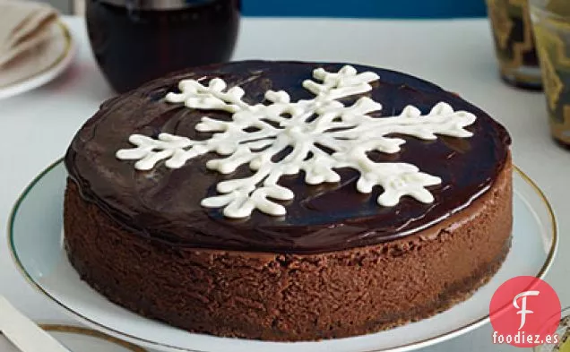 Tarta de Queso con Trufa y Chocolate