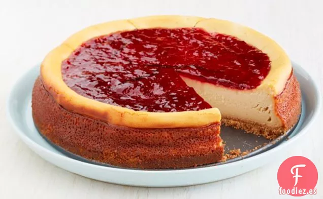 Tarta de Queso con Mermelada y Mantequilla de Maní