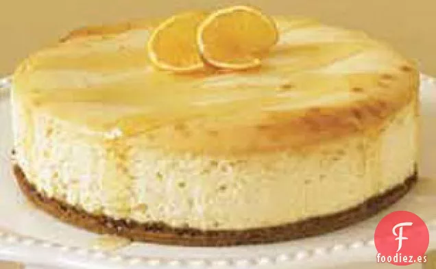 Tarta de Queso con Miel y Naranja
