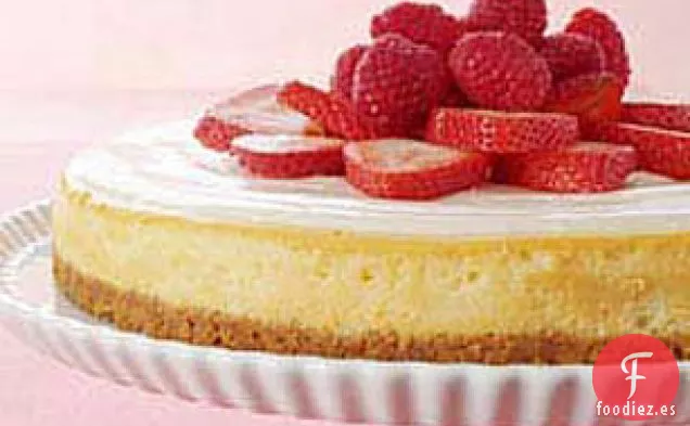 Pastel de Queso de Bayas en Flor