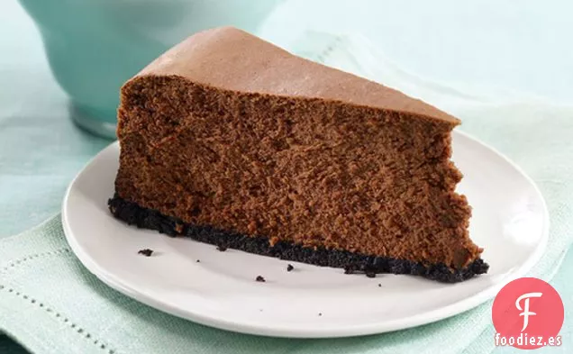 Tarta de Queso con Chocolate Ancho