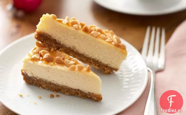 Tarta de Queso con Nueces y Caramelo de FILADELFIA