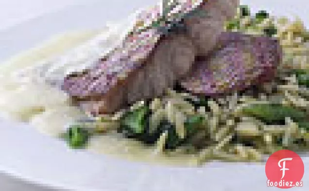 Pargo Rojo al Horno con Avgolemono