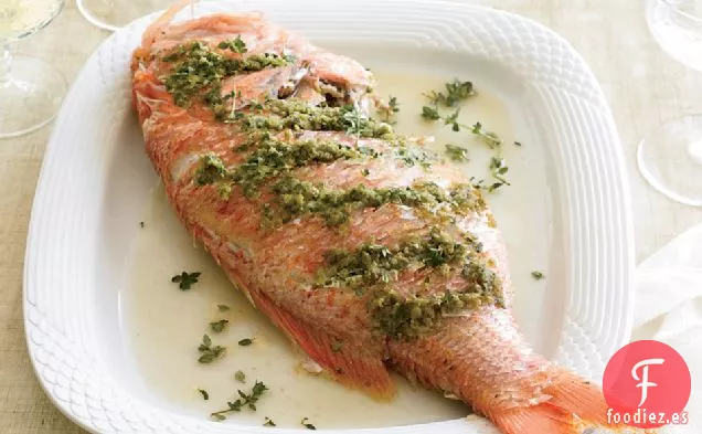 Pargo Rojo Entero a la Parrilla