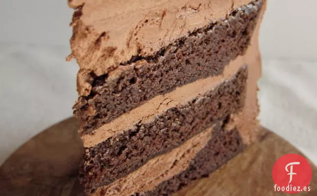 Pastel De Chocolate Con Ganache De Caramelo Cremoso