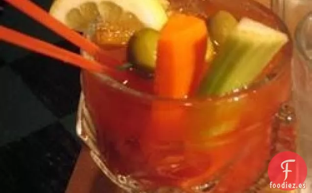 Pargo rojo picante (Bloody Mary con Ginebra)