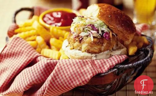 Sándwiches de Pastel de Cangrejo