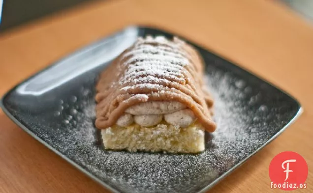 Mont Blanc (pastel de Crema de castañas)