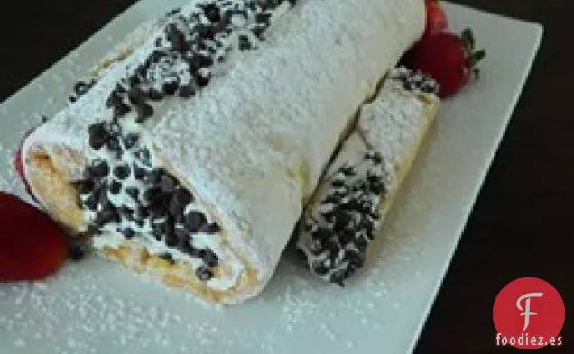 Rollo de Pastel de Cannoli