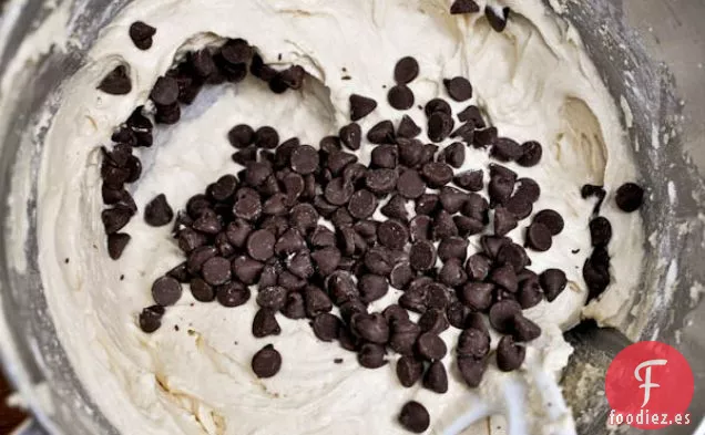 Barras Para Pastel De Chispas De Chocolate Con Glaseado De Chocolate Salado