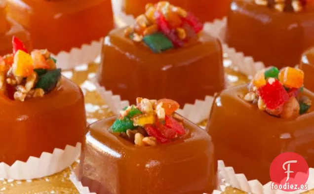 Chupitos de Gelatina de Pastel de Frutas