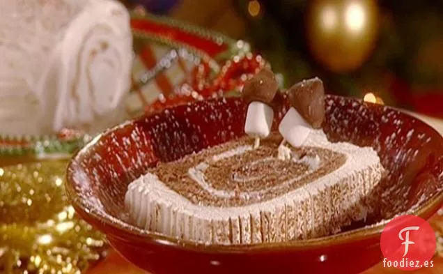 Tronco de Navidad de Chocolate