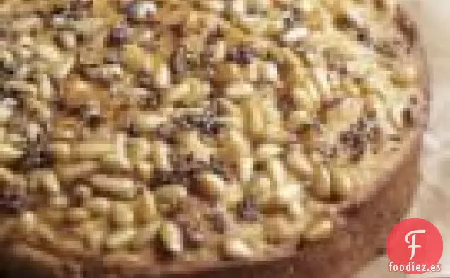 Pastel de café de lavanda y polenta (Lavanda francesa)