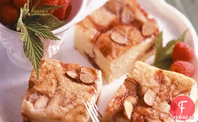 Pastel de Café con remolino de Frambuesa