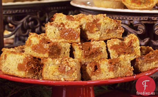 Pastel de Café con Nuez de Plátano y Dulce de Leche