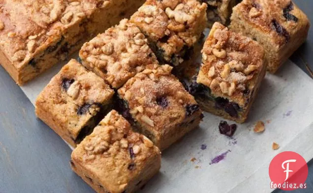 Pastel de Café con Arándanos