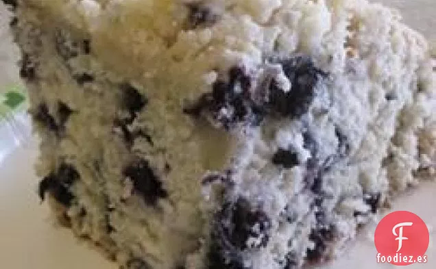 Tarta de Café con Suero de Mantequilla de Arándanos