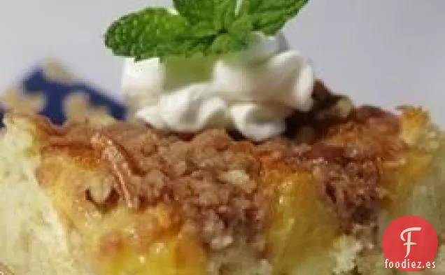 Pastel Cremoso de Café Durazno
