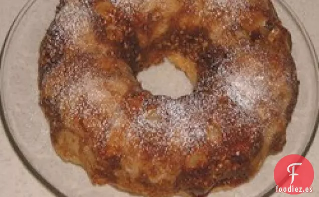 Pastel de Café con Pera de Nuez