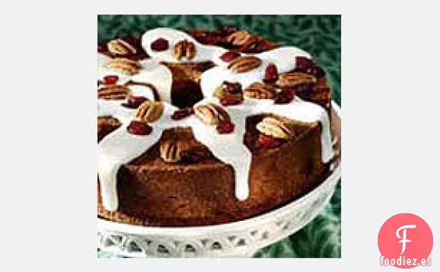 Pastel de Café con Nueces y Arándanos