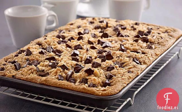 Pastel de Café Streusel con Trozos de Chocolate