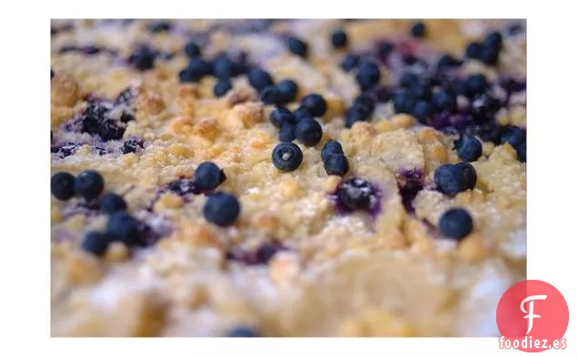 Pastel de Café con Arándanos