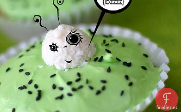 Cupcakes Cremosos De Kiwi Y Leche De Coco