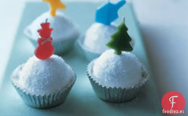 Cupcakes de Bola de Nieve