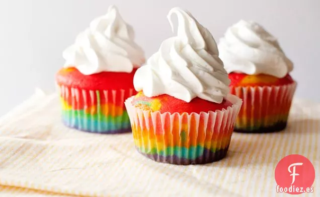 Rainbow Cupcakes