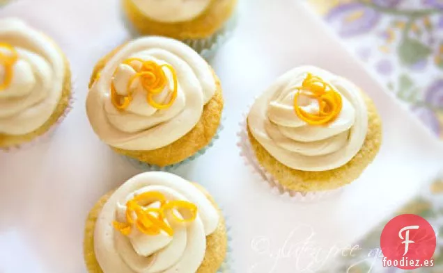 Cupcake de Crema de Naranja