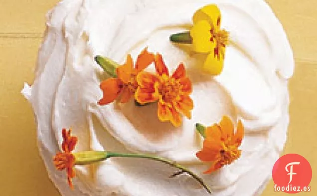 Cupcakes de flores comestibles