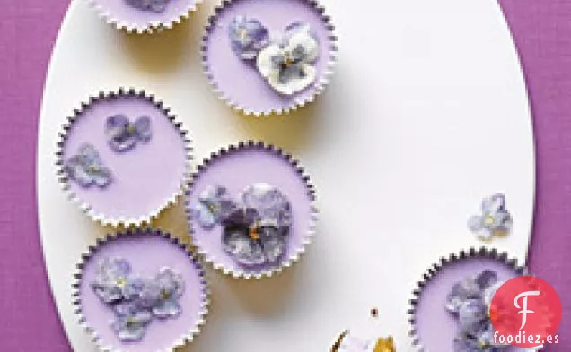 Cupcakes De Primavera Con Flores Azucaradas