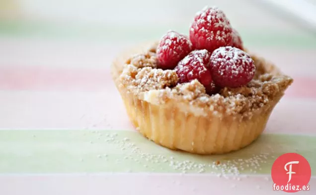 Cupcakes De Tarta De Queso Con Relleno De Miga