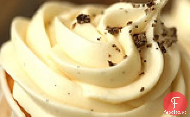 3 Cupcakes De Vainilla Con Sal Marina De Vainilla