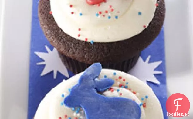 Cupcakes De Chocolate Y Vainilla El Día De Las Elecciones